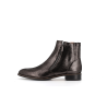 Bottine noir en cuir